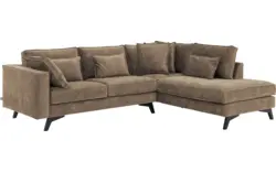 Goossens hoekbank chambre bruin stof - 8235569-goossens-chambre-bank-stof-bruin-01