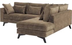 Goossens hoekbank chambre bruin stof - 8235569-goossens-chambre-bank-stof-bruin-01