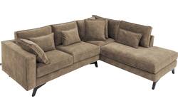 Goossens hoekbank chambre bruin stof - 8235569-goossens-chambre-bank-stof-bruin-01