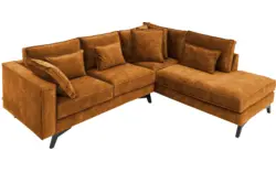 Goossens hoekbank chambre bruin stof - 8235570-goossens-chambre-bank-stof-bruin-01