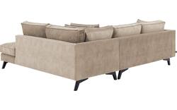 Goossens hoekbank chambre beige stof - 8235571-goossens-chambre-bank-stof-bruin-01