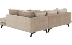 Goossens hoekbank chambre beige stof - 8235571-goossens-chambre-bank-stof-bruin-01