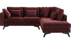 Goossens hoekbank chambre rood stof - 8235572-goossens-chambre-bank-stof-rood-01