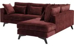 Goossens hoekbank chambre rood stof - 8235572-goossens-chambre-bank-stof-rood-01