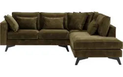 Goossens hoekbank chambre groen stof - 8235574-goossens-chambre-bank-stof-groen-01