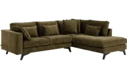 Goossens hoekbank chambre groen stof - 8235574-goossens-chambre-bank-stof-groen-01