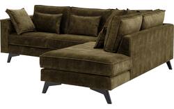 Goossens hoekbank chambre groen stof - 8235574-goossens-chambre-bank-stof-groen-01
