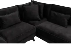 Goossens hoekbank chambre grijs stof - 8235575-goossens-chambre-bank-stof-grijs-01