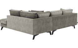 Goossens hoekbank chambre grijs stof - 8235577-goossens-chambre-bank-stof-grijs-01
