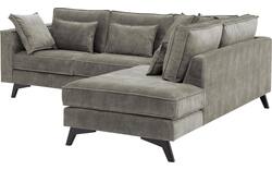 Goossens hoekbank chambre grijs stof - 8235577-goossens-chambre-bank-stof-grijs-01