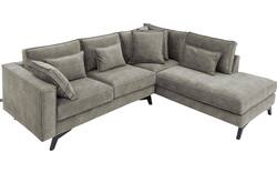 Goossens hoekbank chambre grijs stof - 8235577-goossens-chambre-bank-stof-grijs-01