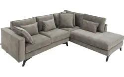 Goossens hoekbank chambre grijs stof - 8235577-goossens-chambre-bank-stof-grijs-01