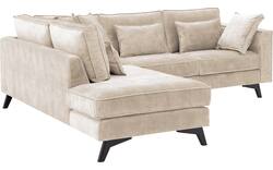 Goossens hoekbank chambre beige stof - 8235581-goossens-chambre-bank-stof-bruin-01