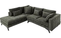 Goossens hoekbank chambre groen stof - 8235588-goossens-chambre-bank-stof-groen-01