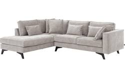 Goossens hoekbank chambre grijs stof - 8235591-goossens-chambre-bank-stof-grijs-01