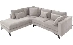 Goossens hoekbank chambre grijs stof - 8235591-goossens-chambre-bank-stof-grijs-01