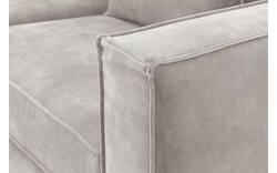 Goossens hoekbank chambre grijs stof - 8235591-goossens-chambre-bank-stof-grijs-01