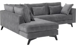 Goossens hoekbank chambre grijs stof - 8235592-goossens-chambre-bank-stof-grijs-01