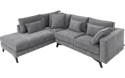 Goossens hoekbank chambre grijs stof - 8235592-goossens-chambre-bank-stof-grijs-01