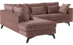 Goossens hoekbank chambre roze stof - 8235593-goossens-chambre-bank-stof-roze-01