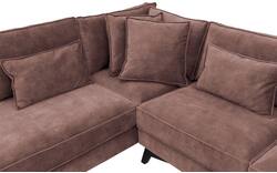 Goossens hoekbank chambre roze stof - 8235593-goossens-chambre-bank-stof-roze-01