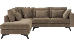 Goossens hoekbank chambre bruin stof - 8235594-goossens-chambre-bank-stof-bruin-01