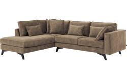 Goossens hoekbank chambre bruin stof - 8235594-goossens-chambre-bank-stof-bruin-02