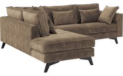 Goossens hoekbank chambre bruin stof - 8235594-goossens-chambre-bank-stof-bruin-01