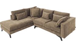Goossens hoekbank chambre bruin stof - 8235594-goossens-chambre-bank-stof-bruin-01