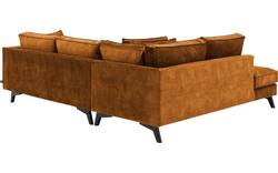 Goossens hoekbank chambre bruin stof - 8235595-goossens-chambre-bank-stof-bruin-01
