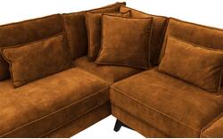 Goossens hoekbank chambre bruin stof - 8235595-goossens-chambre-bank-stof-bruin-01