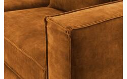 Goossens hoekbank chambre bruin stof - 8235595-goossens-chambre-bank-stof-bruin-01