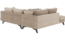 Goossens hoekbank chambre beige stof - 8235596-goossens-chambre-bank-stof-bruin-01