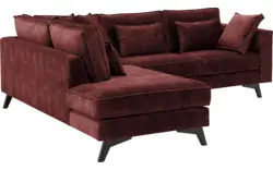 Goossens hoekbank chambre rood stof - 8235597-goossens-chambre-bank-stof-rood-01