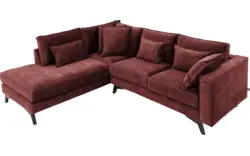Goossens hoekbank chambre rood stof - 8235597-goossens-chambre-bank-stof-rood-01