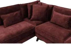 Goossens hoekbank chambre rood stof - 8235597-goossens-chambre-bank-stof-rood-01