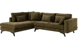 Goossens hoekbank chambre groen stof - 8235599-goossens-chambre-bank-stof-groen-01