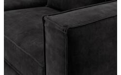 Goossens hoekbank chambre grijs stof - 8235600-goossens-chambre-bank-stof-grijs-01