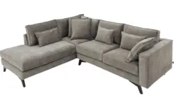 Goossens hoekbank chambre grijs stof - 8235602-goossens-chambre-bank-stof-grijs-01