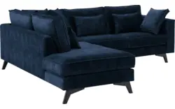 Goossens hoekbank chambre blauw stof - 8235603-goossens-chambre-bank-stof-blauw-01