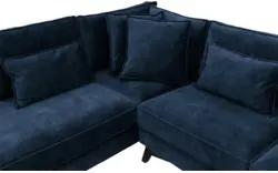 Goossens hoekbank chambre blauw stof - 8235603-goossens-chambre-bank-stof-blauw-01