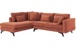 Goossens hoekbank chambre roze stof - 8235604-goossens-chambre-bank-stof-roze-01