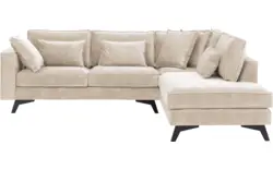 Goossens hoekbank chambre beige stof - 8235606-goossens-chambre-bank-stof-bruin-01