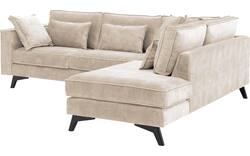 Goossens hoekbank chambre beige stof - 8235606-goossens-chambre-bank-stof-bruin-01