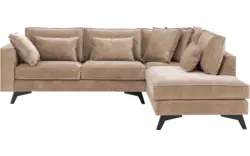 Goossens hoekbank chambre bruin stof - 8235607-goossens-chambre-bank-stof-bruin-01