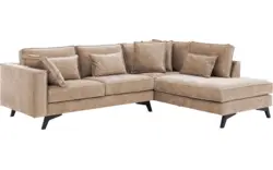 Goossens hoekbank chambre bruin stof - 8235607-goossens-chambre-bank-stof-bruin-01