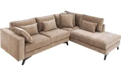 Goossens hoekbank chambre bruin stof - 8235607-goossens-chambre-bank-stof-bruin-01