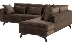 Goossens hoekbank chambre bruin stof - 8235608-goossens-chambre-bank-stof-bruin-01