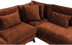 Goossens hoekbank chambre bruin stof - 8235610-goossens-chambre-bank-stof-bruin-01