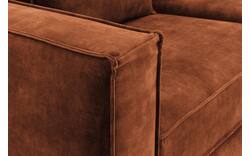Goossens hoekbank chambre bruin stof - 8235610-goossens-chambre-bank-stof-bruin-01